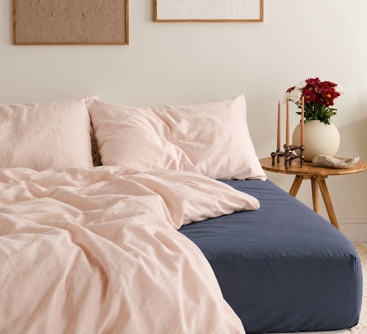 Hero Cotton Fitted Sheet - Midnight Blue