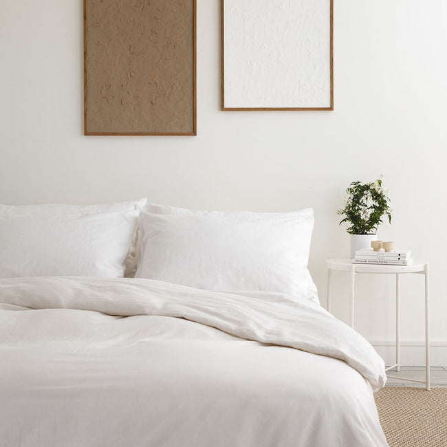 Hero Cotton Duvet Set - Snow White