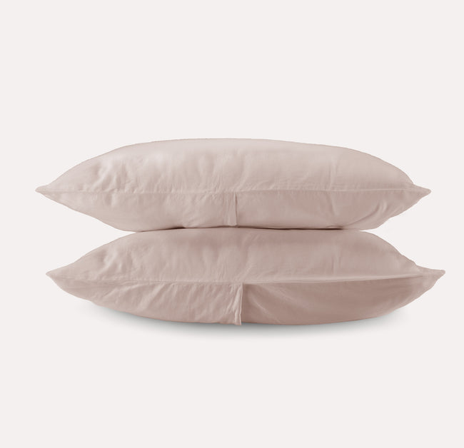 Hero Cotton Pillowcase Pair - Rose Pink