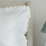 Hotel Cotton Duvet Cover Set - Scallop
