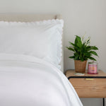 Hotel Cotton Duvet Cover Set - Scallop
