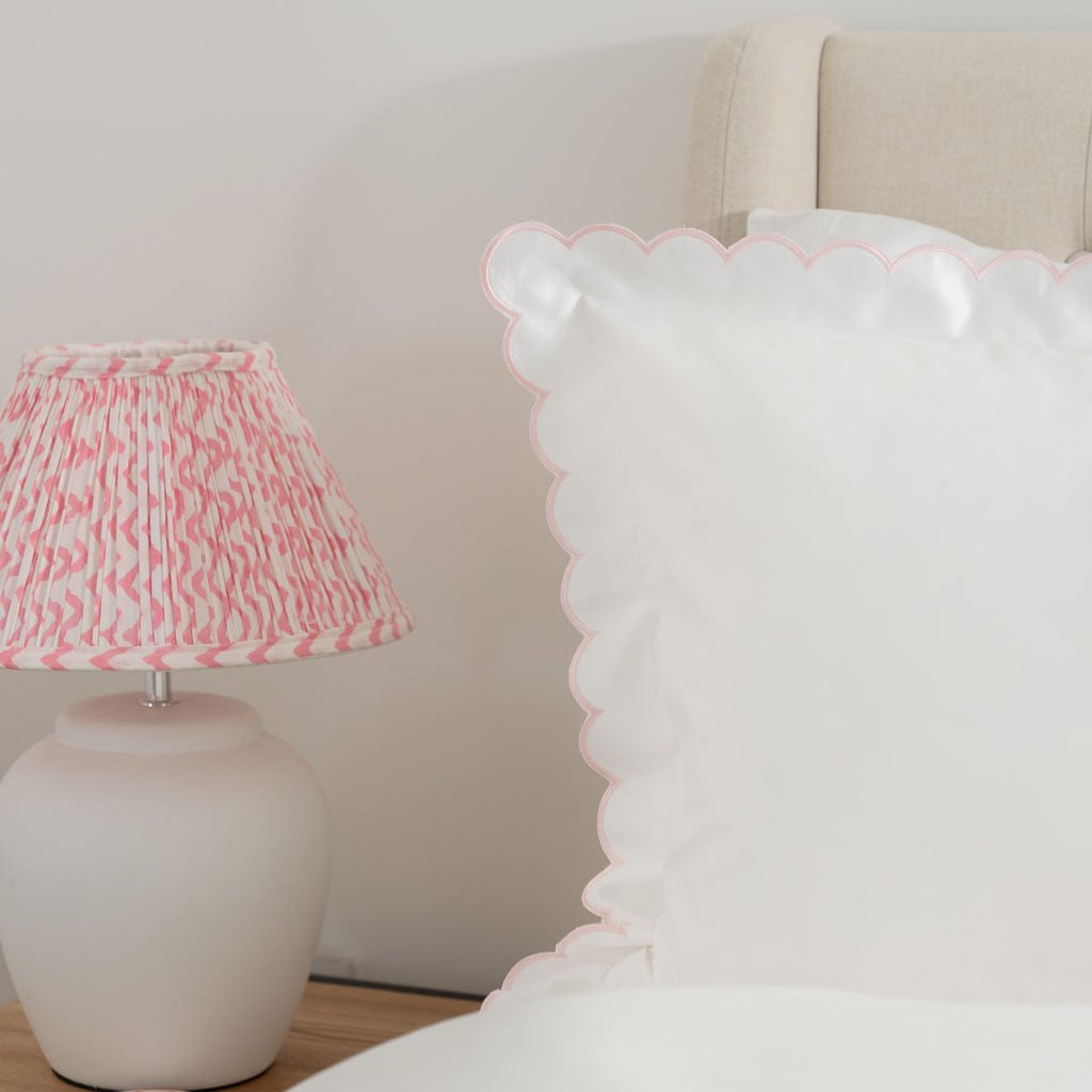 Hotel Cotton Duvet Cover Set - Scallop