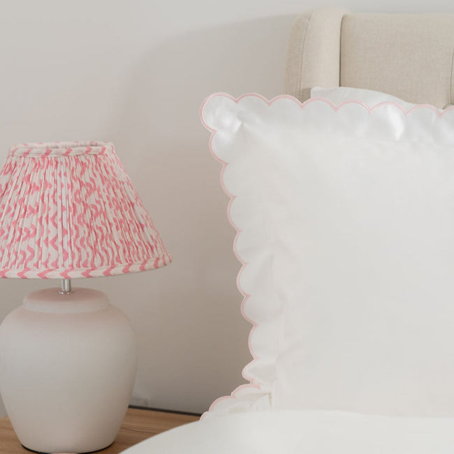 Hotel Cotton Duvet Cover Set - Scallop
