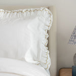 Hotel Cotton Duvet Cover Set - Ruffle