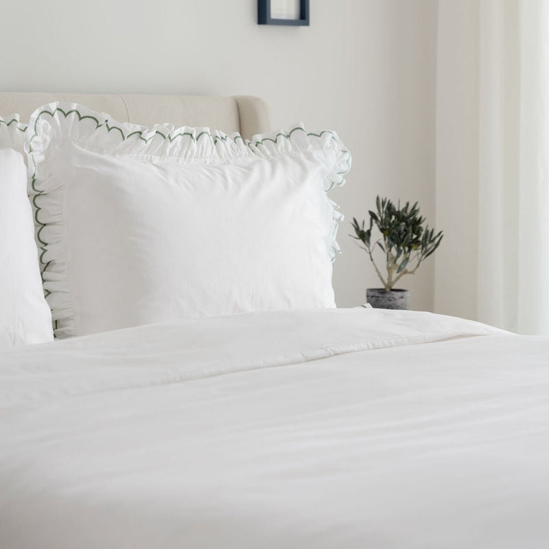 Hotel Cotton Bedding Bundle - Ruffle