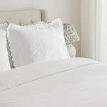 Hotel Cotton Duvet Cover Set - Scallop