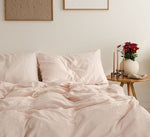 Hero Cotton Duvet Cover Set - Rose Pink