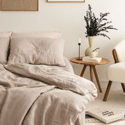 Breeze Linen Fitted & Deep Fitted Sheet - Sand Beige