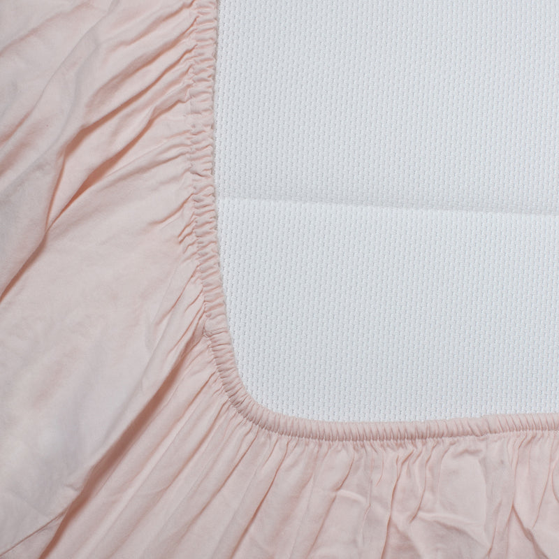 rose hero cotton - single crib sheet - Amurelle