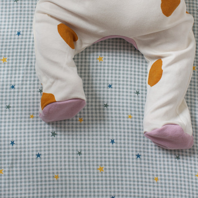 Hero Cotton Cot Sheets - Little Star - 2 Pack