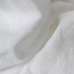 Breeze Linen Fitted & Deep Fitted Sheet - Snow White