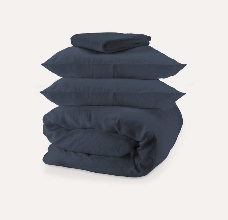 midnight breeze linen - bedding bundle - Amurelle
