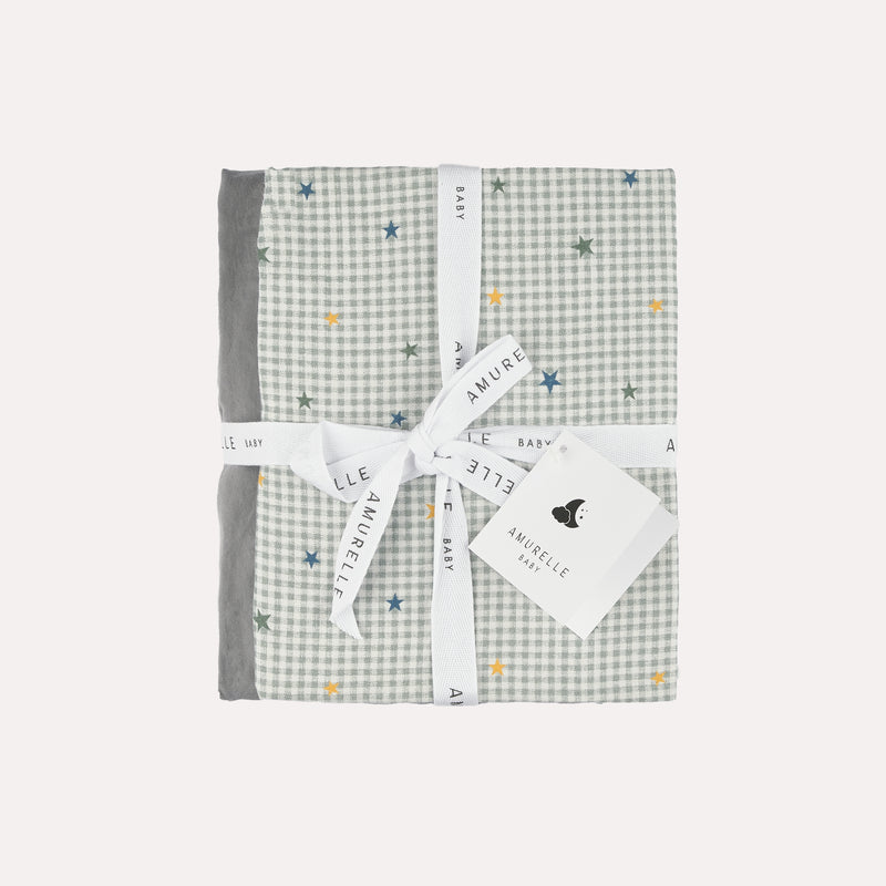 2 pack hero cotton crib sheets - little star - Amurelle