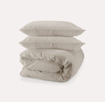 Breeze Linen Duvet Cover Set - Sand Beige