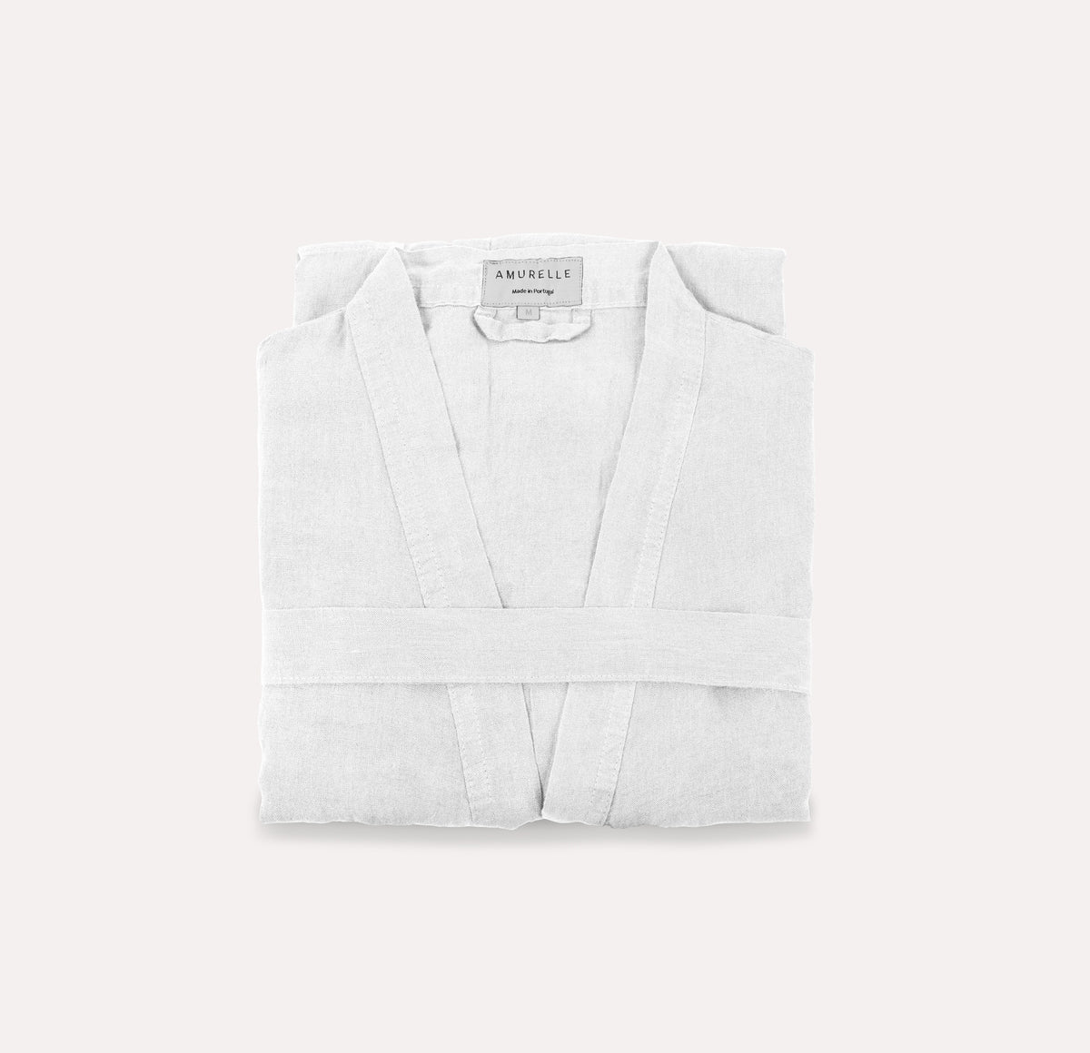 Premium Linen Dressing Gown - Snow White
